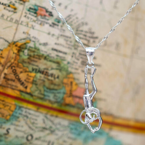 I love diving necklace made of 925 sterling silver to protect marine ecosystems